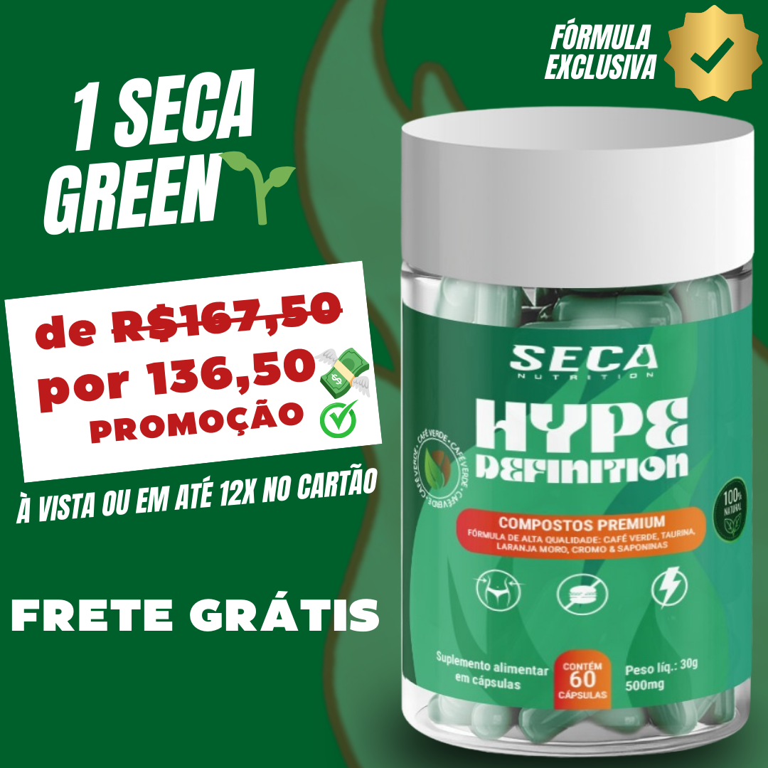 SECA🌱GREEN - SEM CAFEÍNA