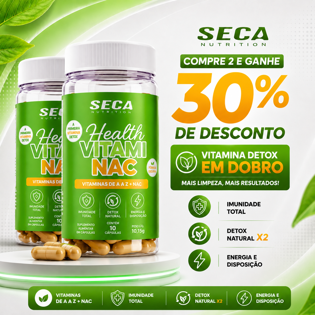 Health☀️VitamiNAC - Imunidade & Disposição