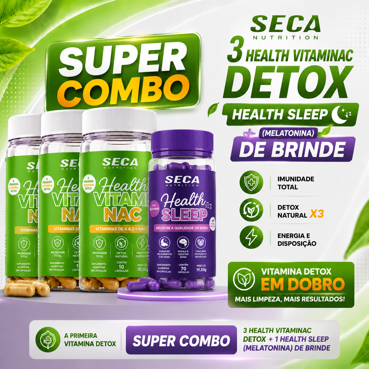 Health☀️VitamiNAC - Imunidade & Disposição