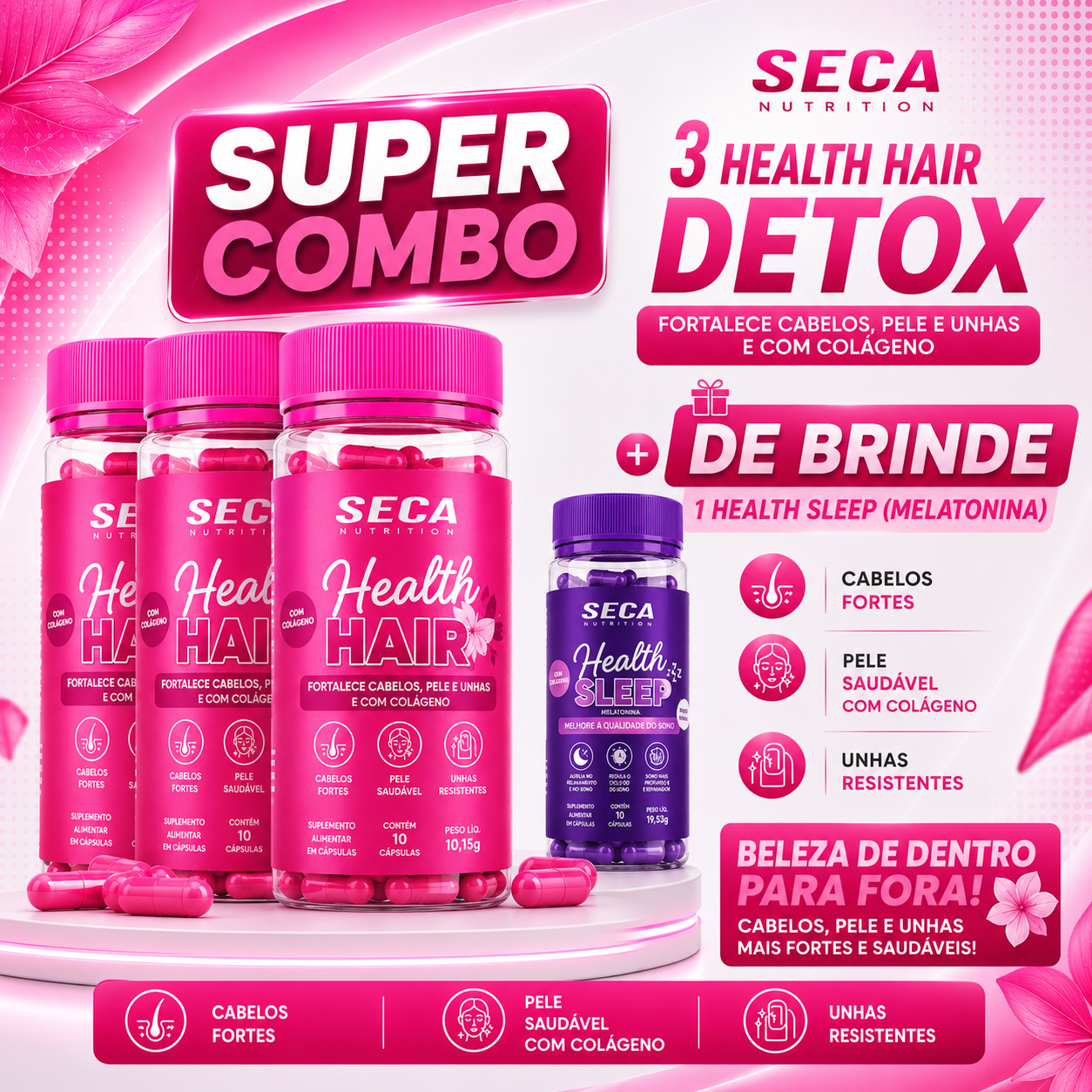 Health🎀HAIR - Cabelos, Pele & Unhas